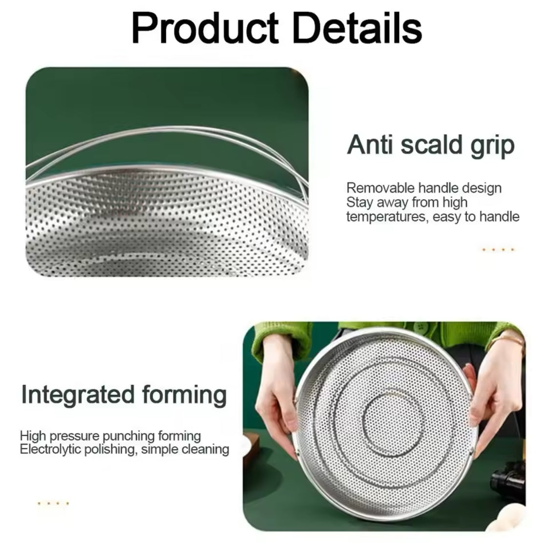 Stainless Steel Food Steamer With Handle, Multifunctional Fruit Washing Strainer With Detachable Stand, Pressure Cooker Steamer Basket, Reusable Kitchen Accessories Stainless Steel Food Steamer With Handle, Multifunctional Fruit Washing Strainer With Detachable Stand, Pressure Cooker Steamer Basket, Reusable Kitchen Accessories